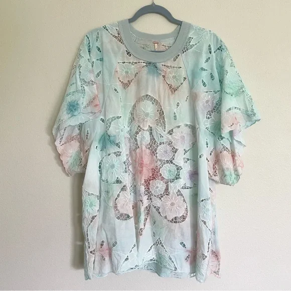 Free People Sunrise Lace Top - Picture 4 of 11